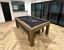 Signature Chester Silver Mist Pool Dining Table: 6ft, 7ft