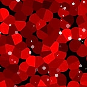 Artscape Decor Cells Pool Table Cloth (800130) - Red: Detail