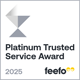 Feefo Platinum Trusted Service Award 2025